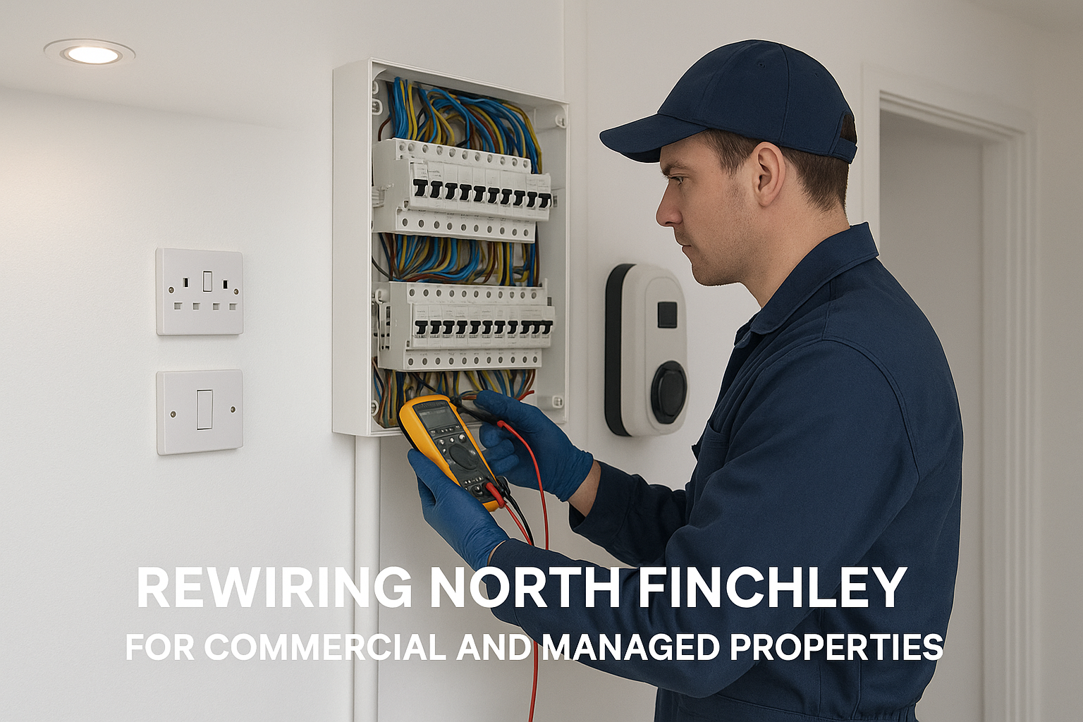 Rewiring North Finchley for Commercial and Managed Properties service image